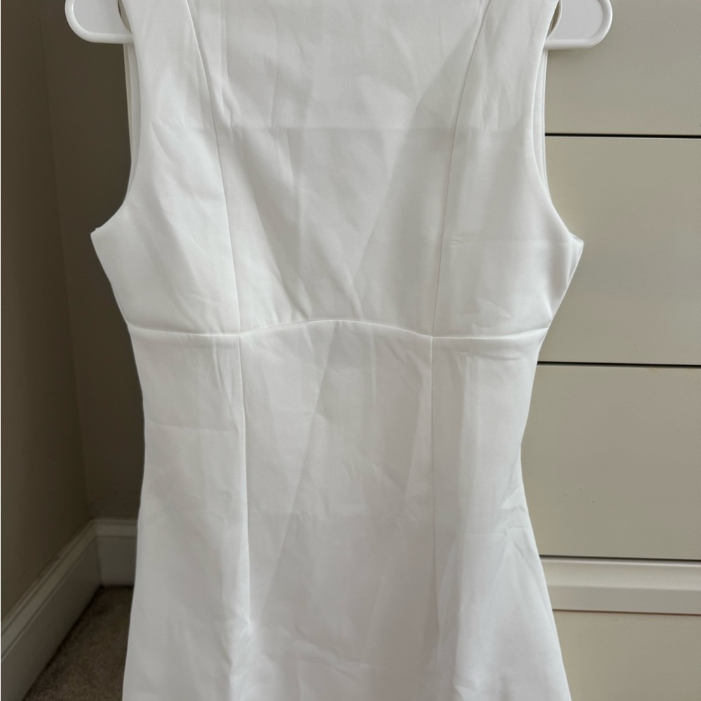 Elegant White Mini Dress